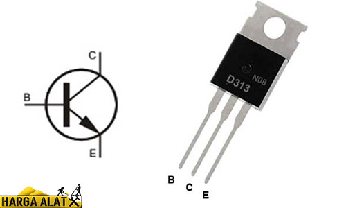 Data Pin Kaki Transistor D313