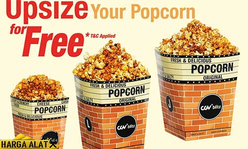 Harga Popcorn CGV Ukuran Rasa Cara Pesan