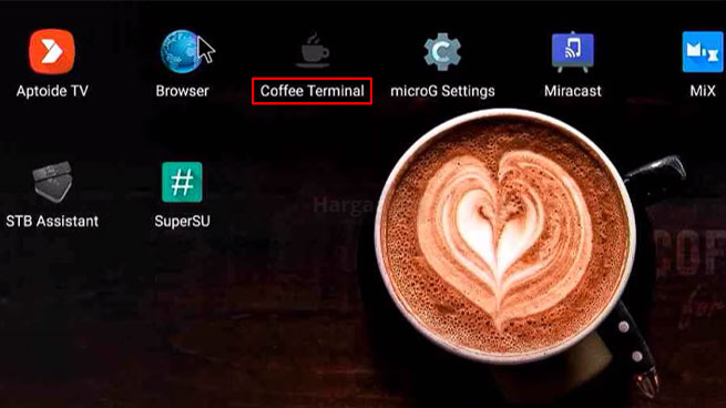 Buka Aplikasi Coffee Terminal