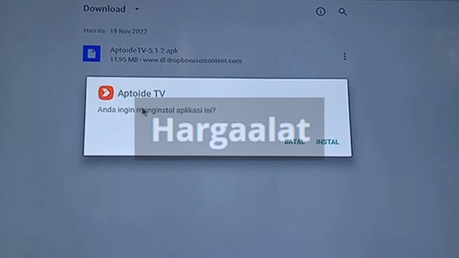 Install Aptoide TV